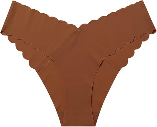 Women’s Ice Silk V-Waist Seamless Thong – Soft, Sexy & Invisible Fit