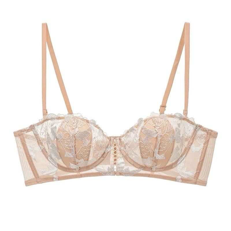 Sexy Lace Lingerie Set with Rose Detail & Rabbit Ear Straps – American Chic