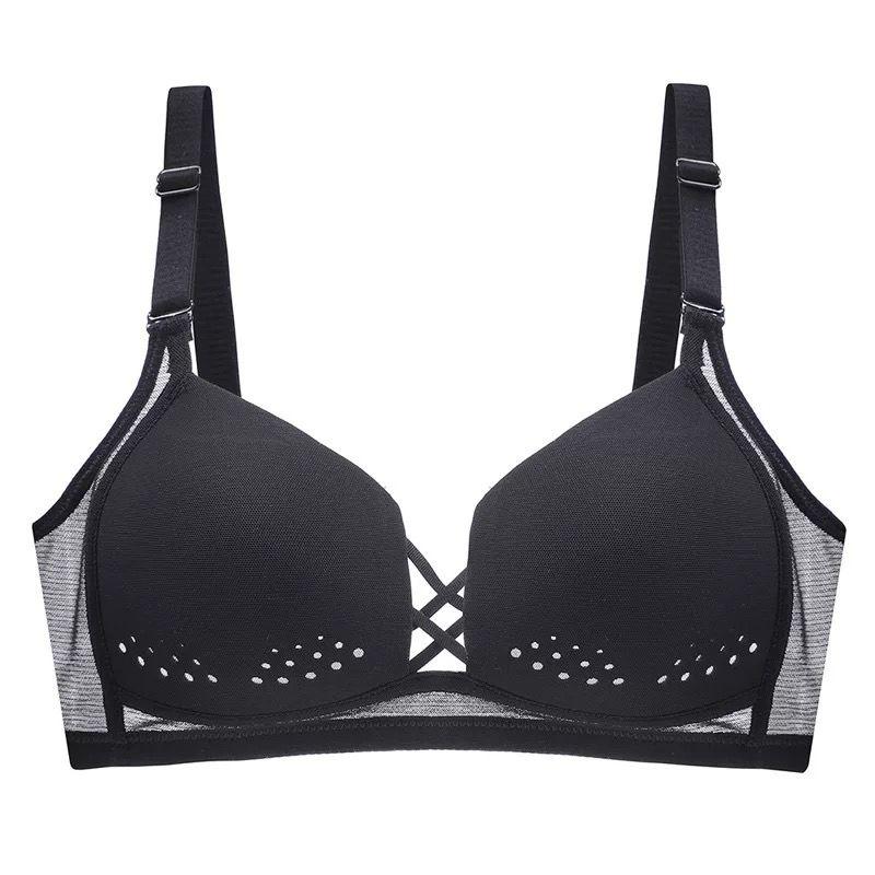 Summer Invisible Wireless Minimizer Bra – Breathable, Seamless Shapewear for Women