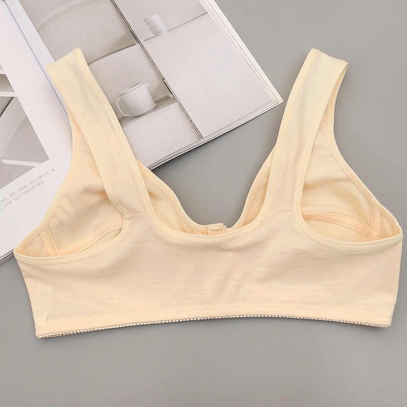 Cotton Front Button Bra – Comfortable, Easy-Snap Sleep & Sports Bra for Older Women
