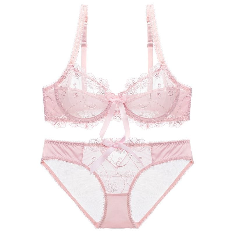Ultra-Thin Lace Lingerie Set – Sheer, Sexy & Fully Transparent
