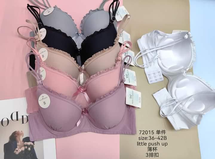Elegant Push-Up Padded Underwire Bra – Full Support for Curvy Women