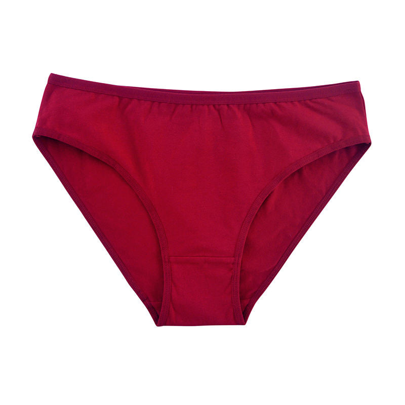 Everyday Comfort Cotton Underwear – Mid-Waist Solid Style